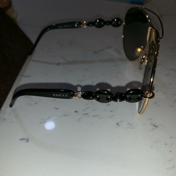 COPY - Gucci Aviator Womens Sunglasses - Picture 6 of 7